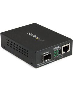 Fiber Media Converter with Open SFP Slot