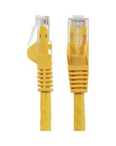 1m Yellow Snagless UTP Cat6 Patch Cable