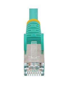 7.5m LSZH CAT6a Ethernet Cable - Aqua