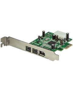 3 Port 2b 1a PCI Express FireWire Card