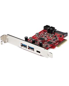 5-Port USB PCIe Card 10Gbps 2A/1C/1xIDC