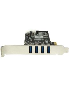 4 Port Quad Bus PCIe USB 3 Card w/ UASP