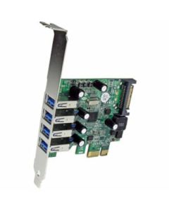 4 Port PCI Express PCIe USB 3.0 Card