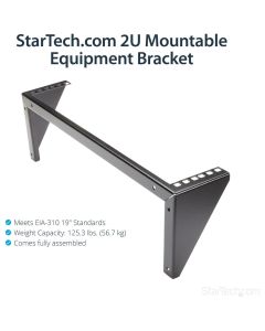 2U 19in Vertical Wall Mount Rack Bracket