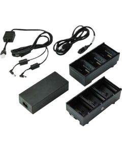 TWO 3 SLOT BATTERY CHARGERS (CHARGES 6 B