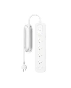 4-OUTLET SURGE PROTECTOR WITH DUAL USB-C