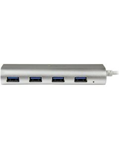 4 Port Portable USB 3.0 Hub - Aluminum