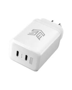 35W POWER ADAPTER (2 X USB-C) WHT