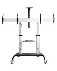 Dual TV Cart - 37-60in TVs - Height Ajs