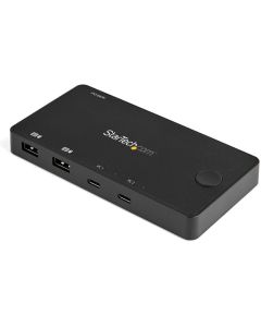 2 Port USB-C Alt-Mode Compact KVM Switch