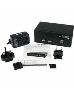 2 Port Dual DVI USB KVM Switch