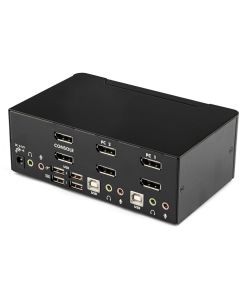 2 Port Dual DisplayPort USB KVM Switch