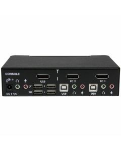 2 Port USB DisplayPort KVM Switch