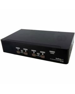 4 Port USB DisplayPort KVM Switch