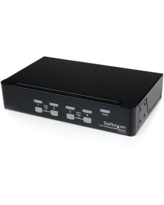 4 Port VGA USB KVM Switch with Hub