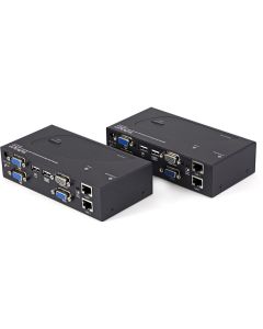 USB Dual VGA over Cat5 KVM Extender