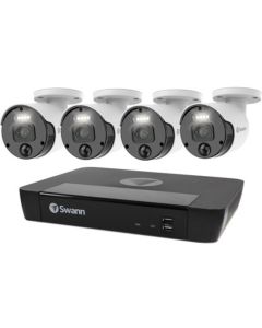 NVR KIT 4K UPSCALE 8 CHANNEL W/ 4 CAMERA