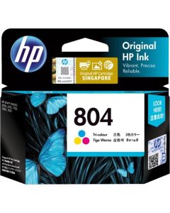 HP 804 TRI-COLOR ORIGINAL INK CARTRIDGE