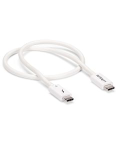 0.5m Thunderbolt 3 Cable 40Gbps - White