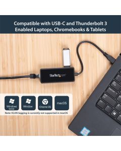 USB-C to GbE Adapter w/ Extra USB port