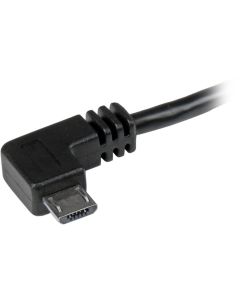 2m 6 ft Right Angle Micro-USB Cable