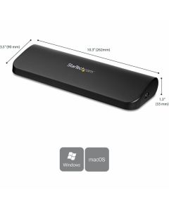 Universal Dual Video USB 3.0 Laptop Dock