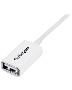 3m White USB 2.0 Extension Cable - M/F.