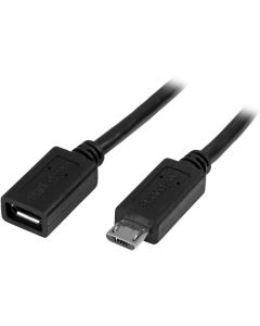 0.5m 20in Micro-USB Extension Cable M/F