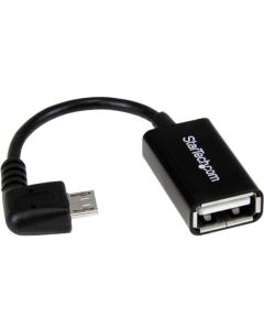 5in Right Angle Micro USB OTG Adapter