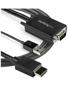 Adapter - VGA to HDMI - 2 m (6.6 ft.)