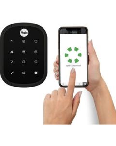 YALE ASSURE SL MATT BLACK WITH YALE ACCE